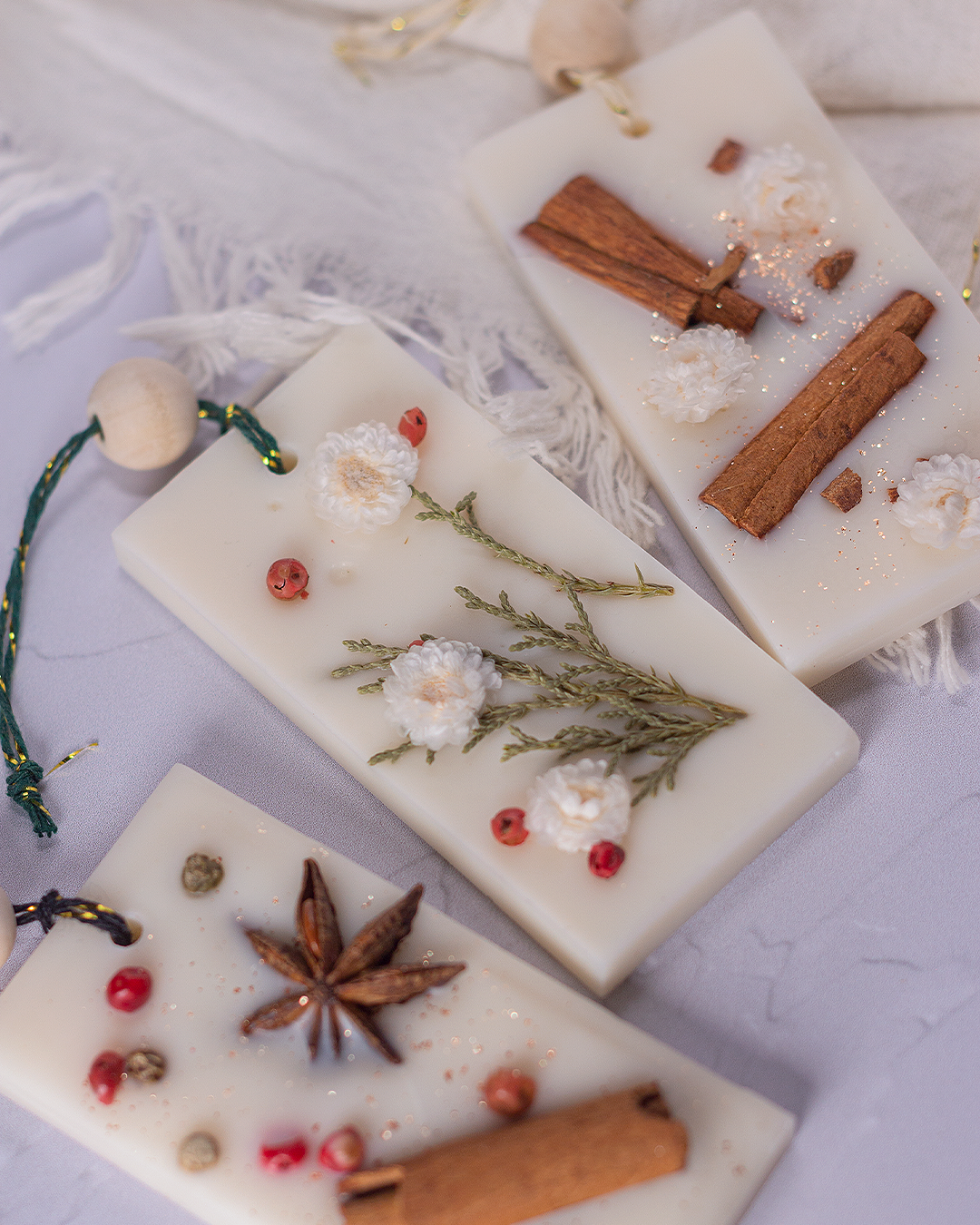 Suspension de cire parfumée - Cannelle