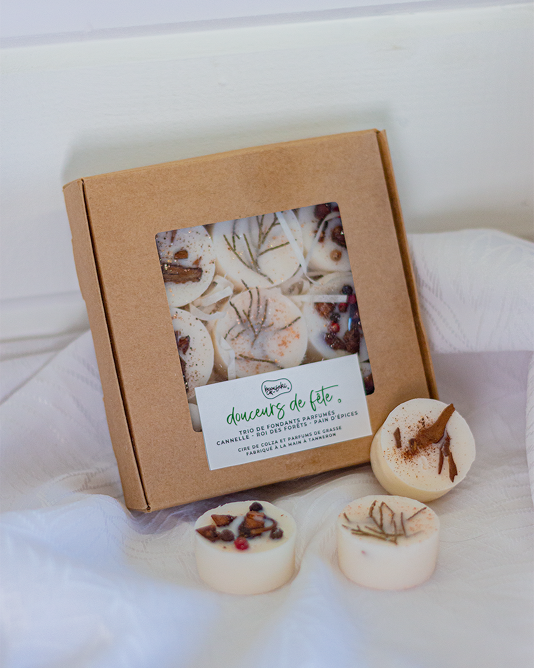 Trio de fondants "DOUCEURS DE FÊTE"